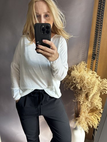 Svetřík tenký dl.rukáv Italy-bílý