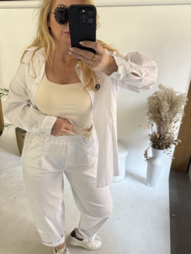 Nohavice Nest-bielá