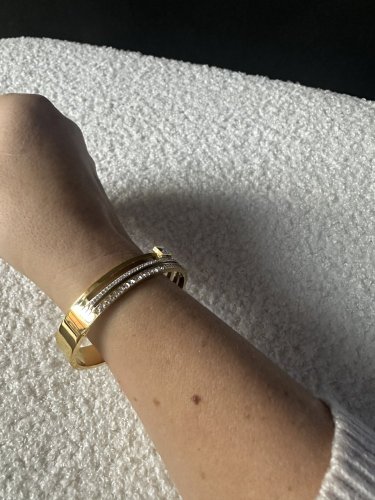 Náramok-white stainless steel