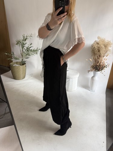 Kalhoty Chicca-černá