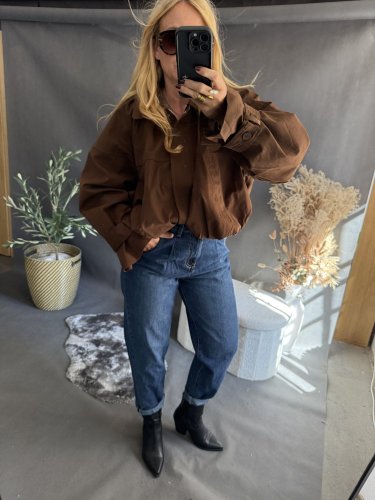 Bomber Mochy -hnedý