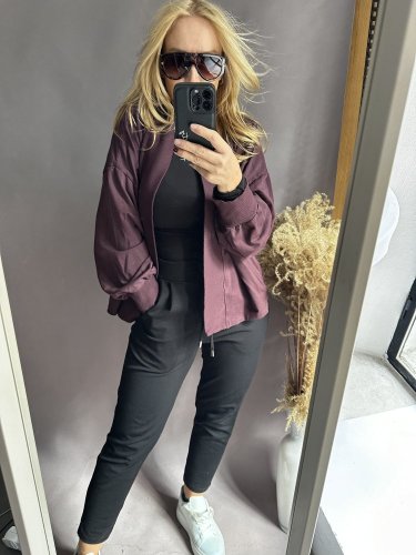 Kardigan bavlněná Aura-bordeaux