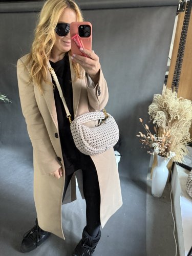 Kabelka NEW MODEL-veľká-krémová