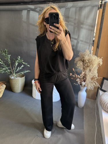 Súprava s vypchávkami pamy-čierná