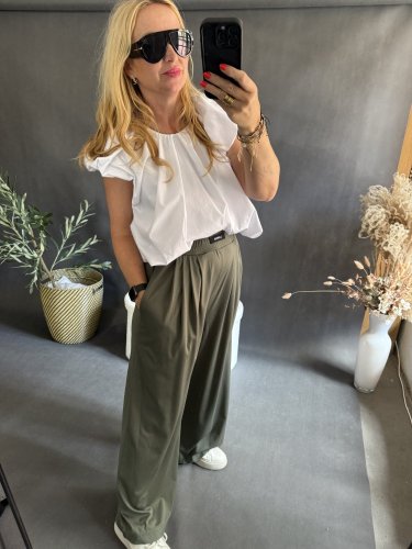 Nohavice Lumina-khaki