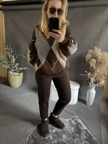 Kalhoty Cossy zateplené