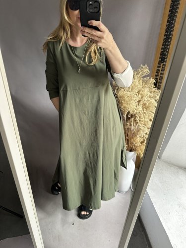 Šaty Alison-Khaki