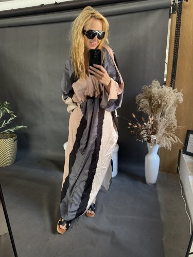 Šaty So Look-čierno-béžovej