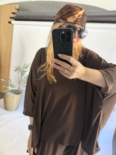 Šátek Luis-hnědá