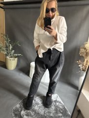 Džíny Sun nasrávací-černé