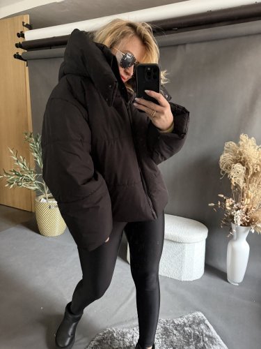 Bunda zimní premium krátká-černá