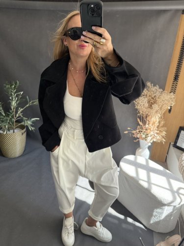 Kabátek Adéla-černý