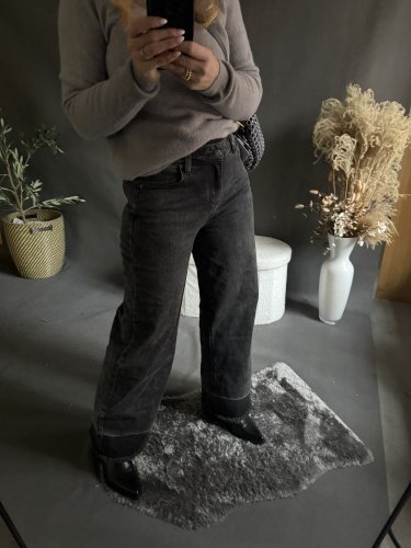 Džínsy Paris 2 šedo čierne