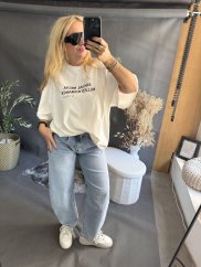 Tričko Social madia-bielé