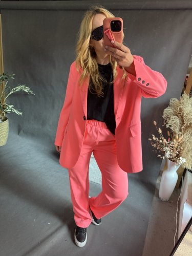 Komplet jarná GUSTO-neon růžový