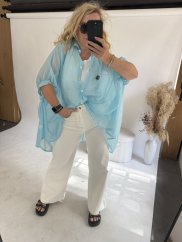 Košile letní-baby blue