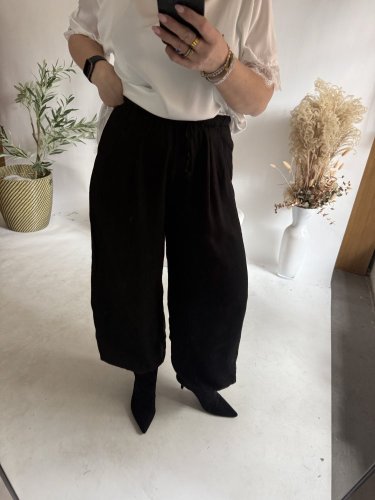 Kalhoty Chicca-černá