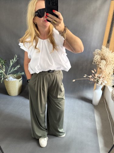 Nohavice Lumina-khaki