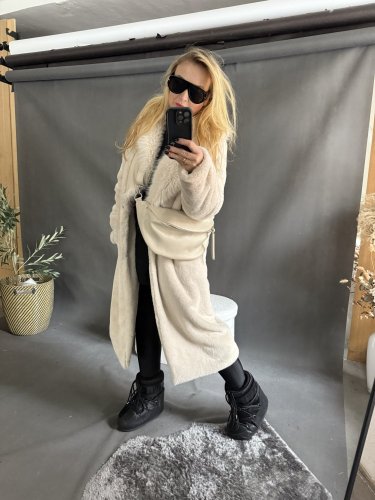 Kabát ICI-krémový