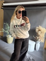 Mikina Merry Christmas-bílá