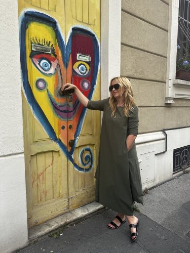Šaty Alison-Khaki
