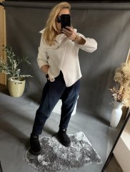 Džíny Sun nasrávací-modré