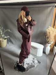 Kalhoty Barber SUN-vínové