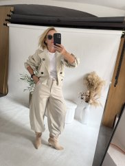 Trenchcoat OVERSIZE Sofymax-beige