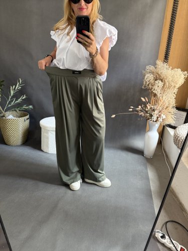 Nohavice Lumina-khaki