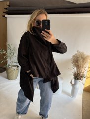 Bunda asymetrická Sofymax-černá