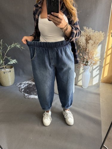 Džínové kalhoty sun PLUS SIZE-modré