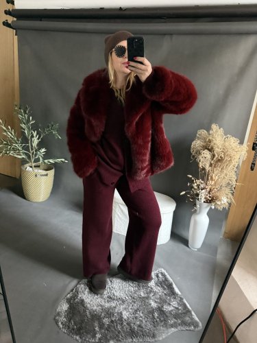 Set svetrový GUSTO-bordeaux