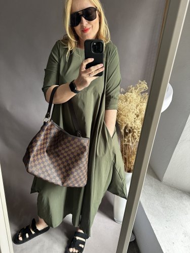 Šaty Alison-Khaki