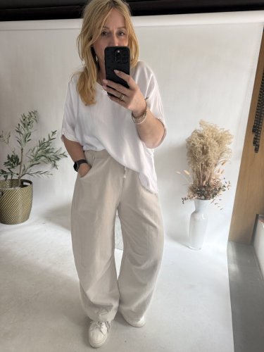 Tepláky Michelle-beige