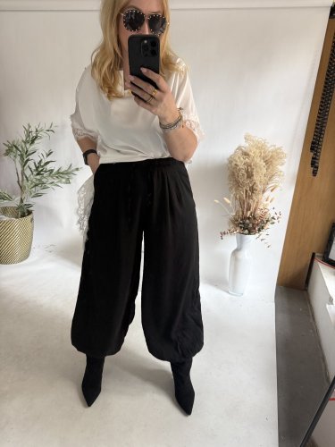 Kalhoty Chicca-černá