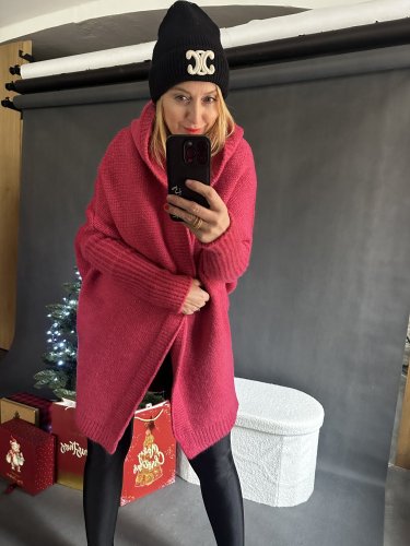 Cardigan Sempre-růžový