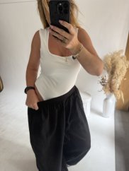 Body široké ramienka-bielá