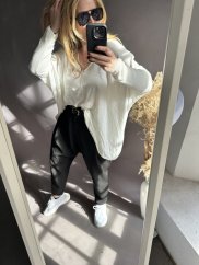 Sveter Glanorous-biely