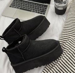 Válenky na platformě BLACK