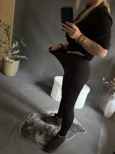 Legíny dole s pútkom-čierné