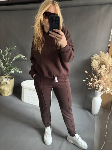 Súprava M-veľkosť UNI odporúčame na XS-L-hnedá