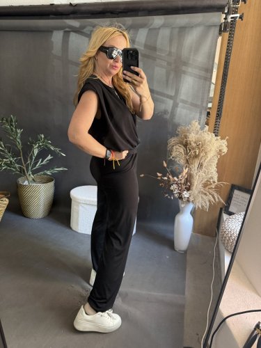 Súprava s vypchávkami pamy-čierná