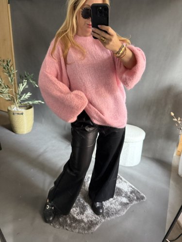 Svetr Mochy-růžový