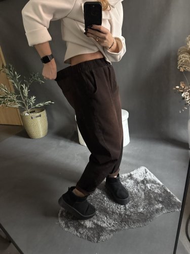 Džínové kalhoty Sun-UNI velikost-hnědé