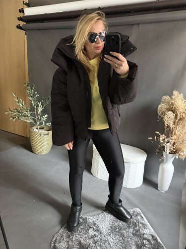 Bunda zimní premium krátká-černá