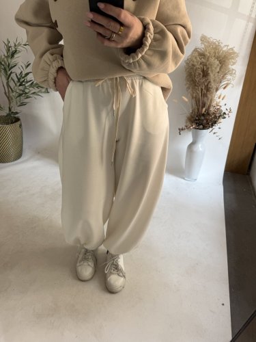 Tepláky Joyna-bílá