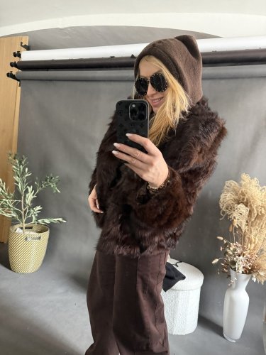 Kožúšok Stella-hnedý