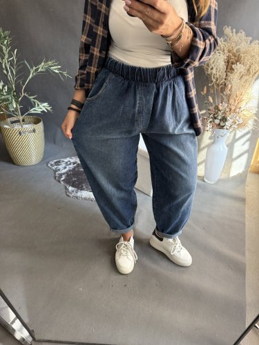 Džínové kalhoty sun PLUS SIZE-modré