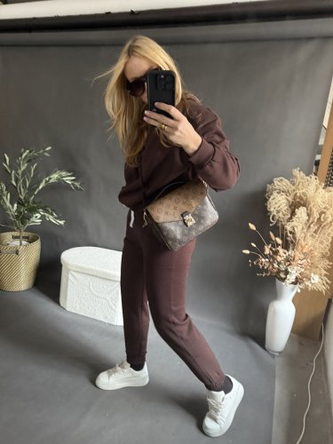 Súprava M-veľkosť UNI odporúčame na XS-L-hnedá