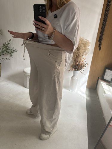 Tepláky Michelle-beige